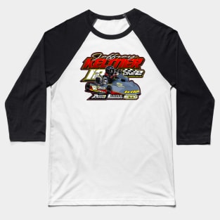 Jeff Keltner's One 2 Motorsports - Design on Front Baseball T-Shirt